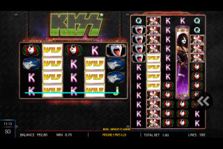 Kiss Mobile Slot Wilds
