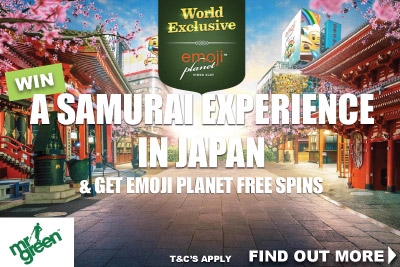 Get Emoji Planet Free Spins & Win A Samurai Experience