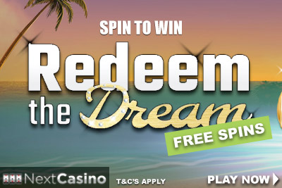 Get NextCasino Free Spins On Exclusive Slot Redeem The Dream