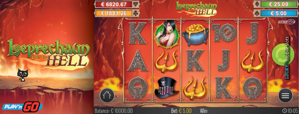 Leprechaun Goes To Hell Slot Machine on iPad