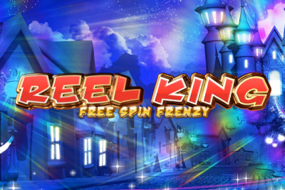 Reel King Free Spin Frenzy Mobile Slot Logo