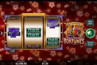 108 Heroes Multiplier Fortunes Mobile Slot Machine