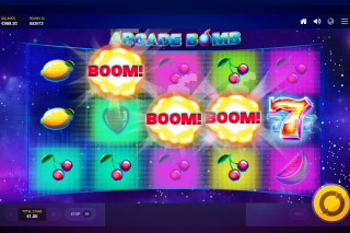 Arcade Bomb Mobile Slot Bonus Feature