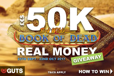 50K Guts Casino Real Money Giveaway