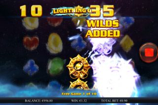 Lightning Gems Mobile Slot Free Spins With Wilds