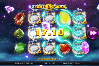 Lightning Gems Mobile Slot Win