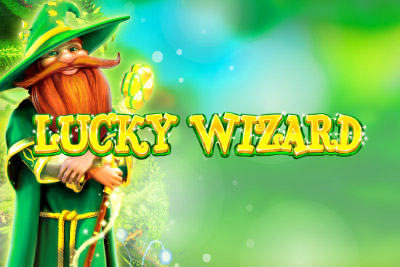 Lucky Wizard Mobile Slot Logo