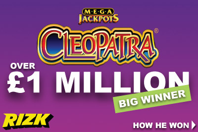 First Rizk Casino Jackpot Slot Millionaire On Megajackpot Cleopatra