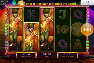 Shamrockers Slot Free Spins Stacked Symbols