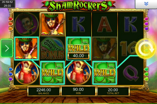 Shamrockers Mobile Slot Wilds