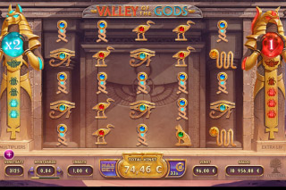 Valley of the Gods Mobile Slot Reels