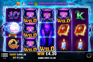 Wild Spells Mobile Slot Wilds Win