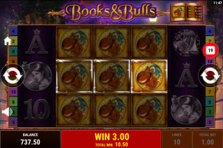 Books & Bulls Mobile Slot Free Spins