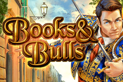 Books & Bulls Mobile Slot Logo