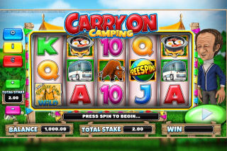 Carry On Camping Mobile Slot Machine