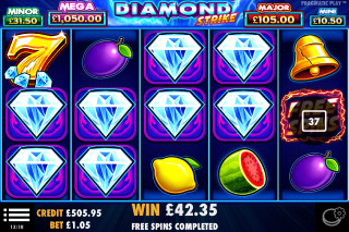 Diamond Strike Mobile Slot Free Spins