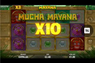 Mayana Mobile Slot Multipliers