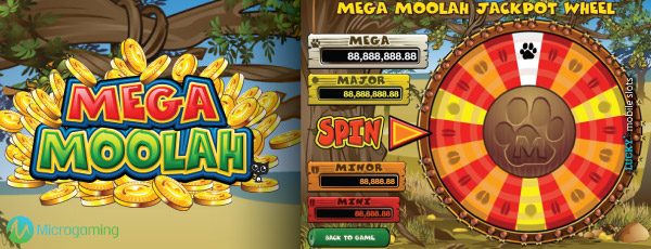 Mega Moolah Slot Jackpot Wheel Example