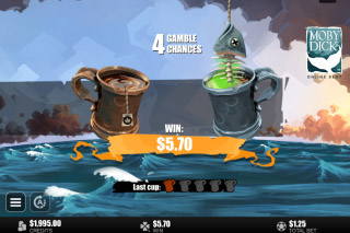Moby Dick Mobile Slot Gamble Feature