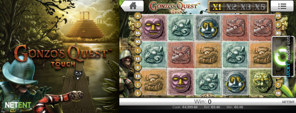 Gonzo's Quest Touch Slot Machine