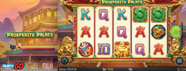 Play'n GO Prosperity Palace Mobile Slot Machine