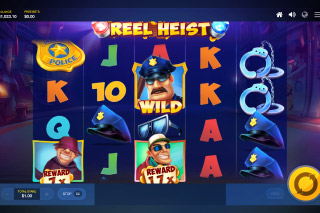 Reel Heist Mobile Slot Wilds