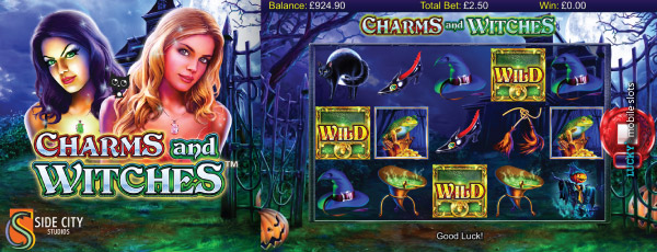 Side City Studios Charms and Witches Slot Machine