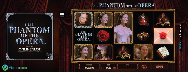 The Phantom Of The Opera Slot Letter Bonus