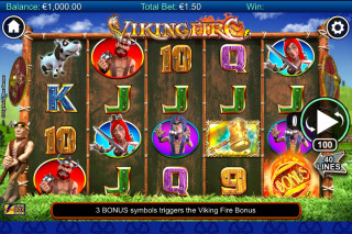 Viking Fire Mobile Slot Machine