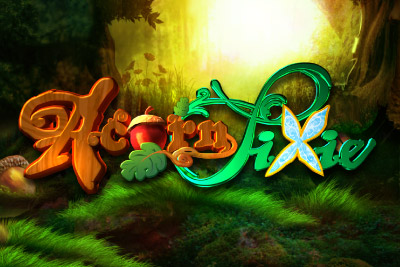 Acorn Pixie Mobile Slot Logo