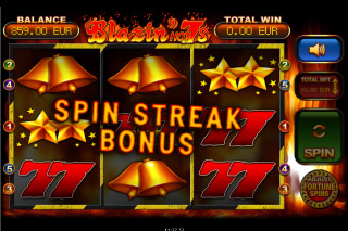 Blazin Hot 7s Mobile Slot Streak Bonus