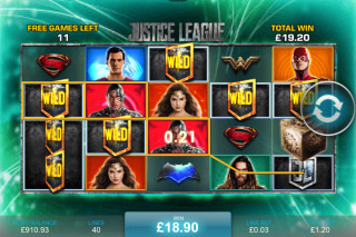 Justice League Mobile Slot Aquaman Free Spins