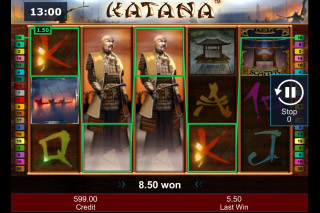 Katana Mobile Slot Expanding Wilds