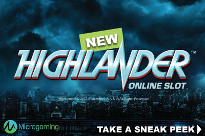 New Highlander Online Slot Coming December 2017