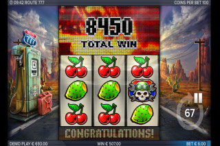 Route 777 Mobile Slot Big Win