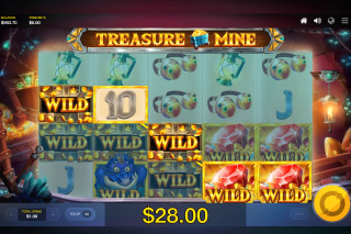 Treasure Mine Mobile Slot Wild Win