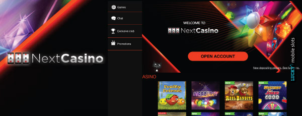 Nextcasino iPad Casino Site