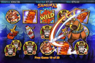 Samurai Split Mobile Slot Free Spins
