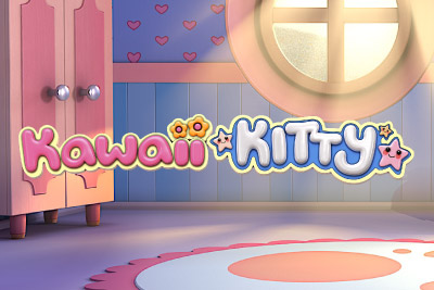 Kawaii Kitty Mobile Slot Logo