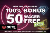 Get Your Wager Free Spins At Guts Casino On Your First Deposit