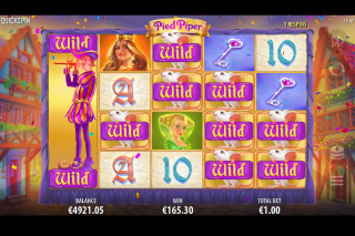 Pied Piper Slot Walking Wilds Feature