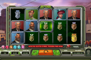 Reptoids Mobile Slot Machine