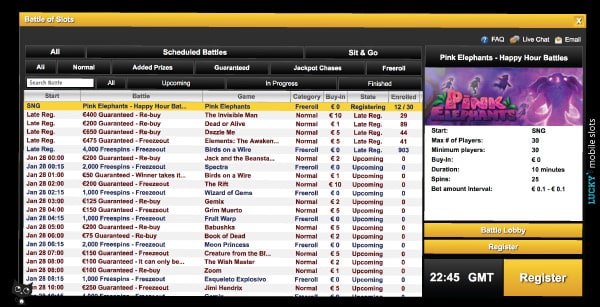 Videoslots battle of the cheap slots