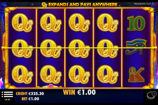 Ancient Egypt Mobile Slot Stacked Symbols Win