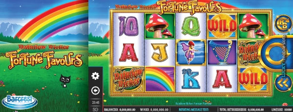 Barcrest Rainbow Riches Fortune Favours Slot Machine
