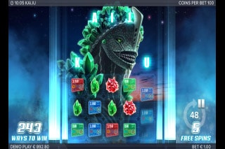 Kaiju Slot Free Spins Bonus