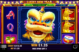 Lucky New Year Mobile Slot Mega Symbols