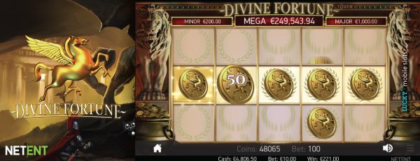 Divine Fortune Jackpot Game