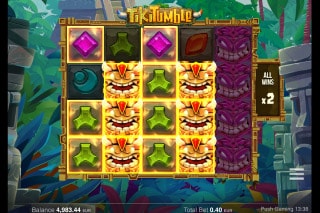 Tiki Tumble Mobile Slot Bonus