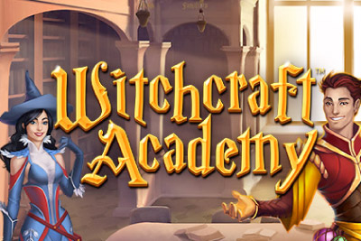 Witchcraft Academy Mobile Slot Logo